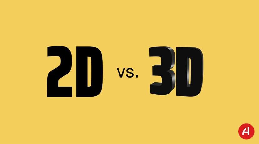 تفاوت طراحی لوگوی سه بعدی و دو بعدی